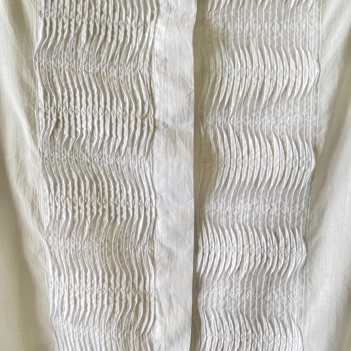 Ann Demeulemeester Ann Demeulemeester Wavy Frill Oversize Long Shirt Size XS / US 0-2 / IT 36-38 - 5 Thumbnail