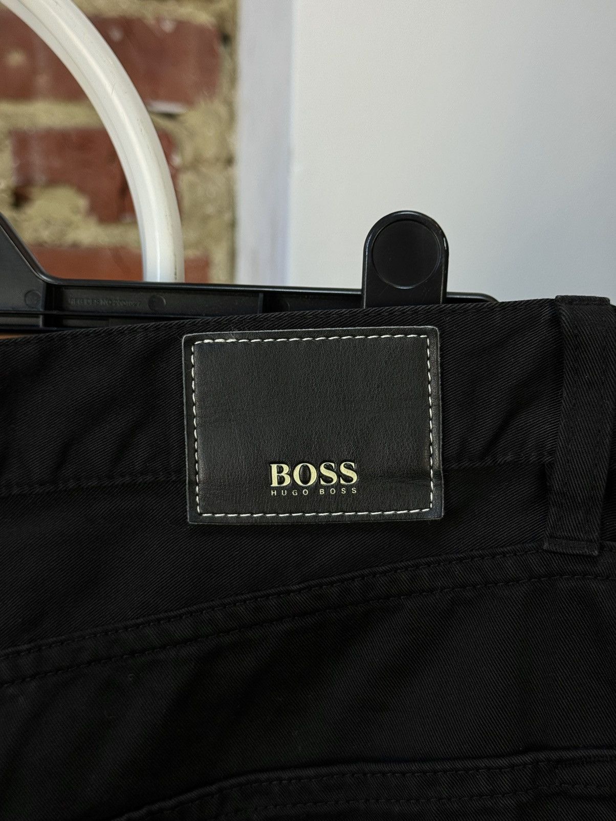 Hugo Boss × Vintage HUGO BOSS Arkansas 1 Vintage Black Jeans Pants Size US 32 / EU 48 - 7 Thumbnail