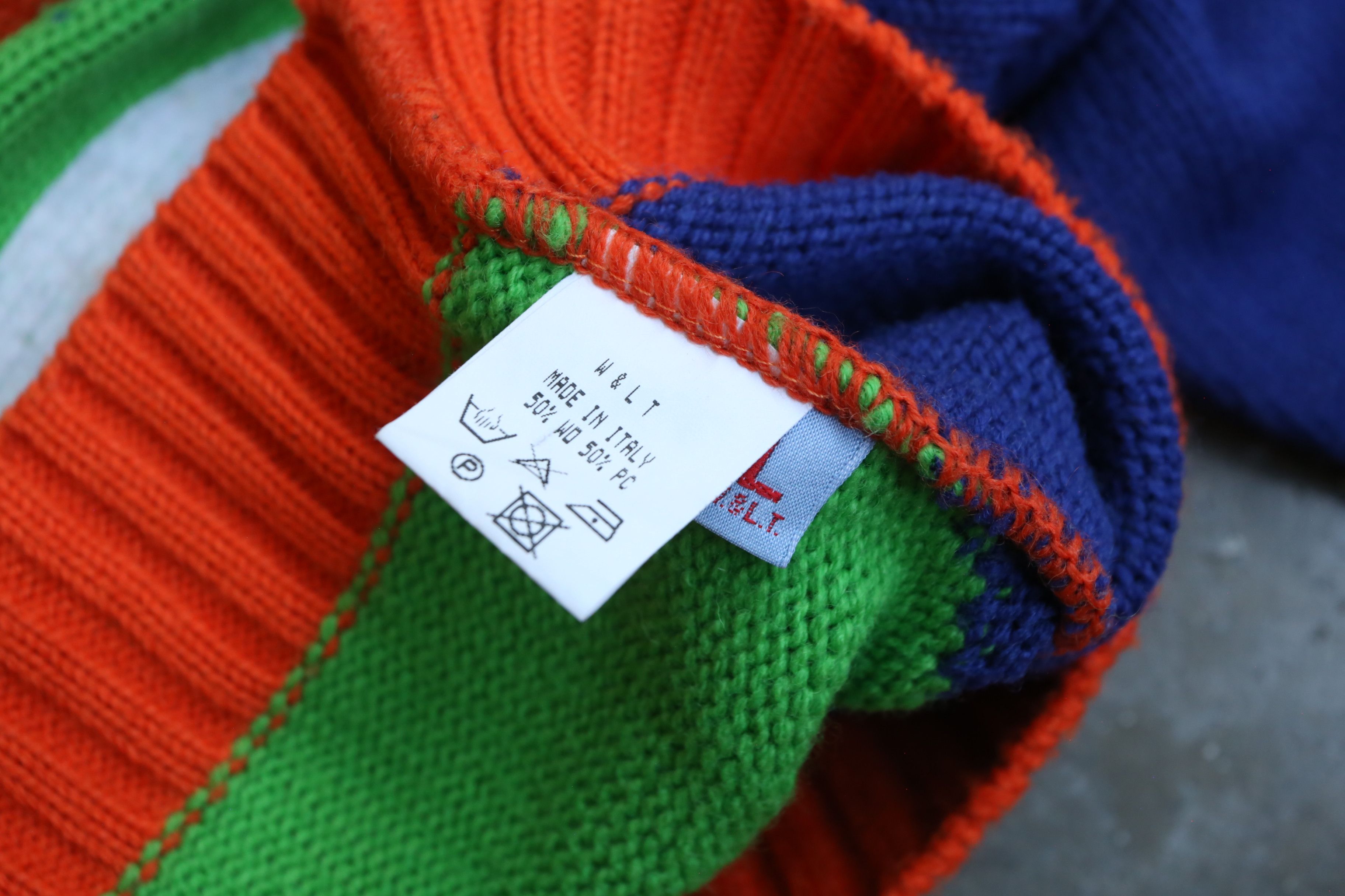W&LT W&LT - F/W 96 - Frog Prince Intarsia Knit Sweater Size US L / EU 52-54 / 3 - 8 Thumbnail