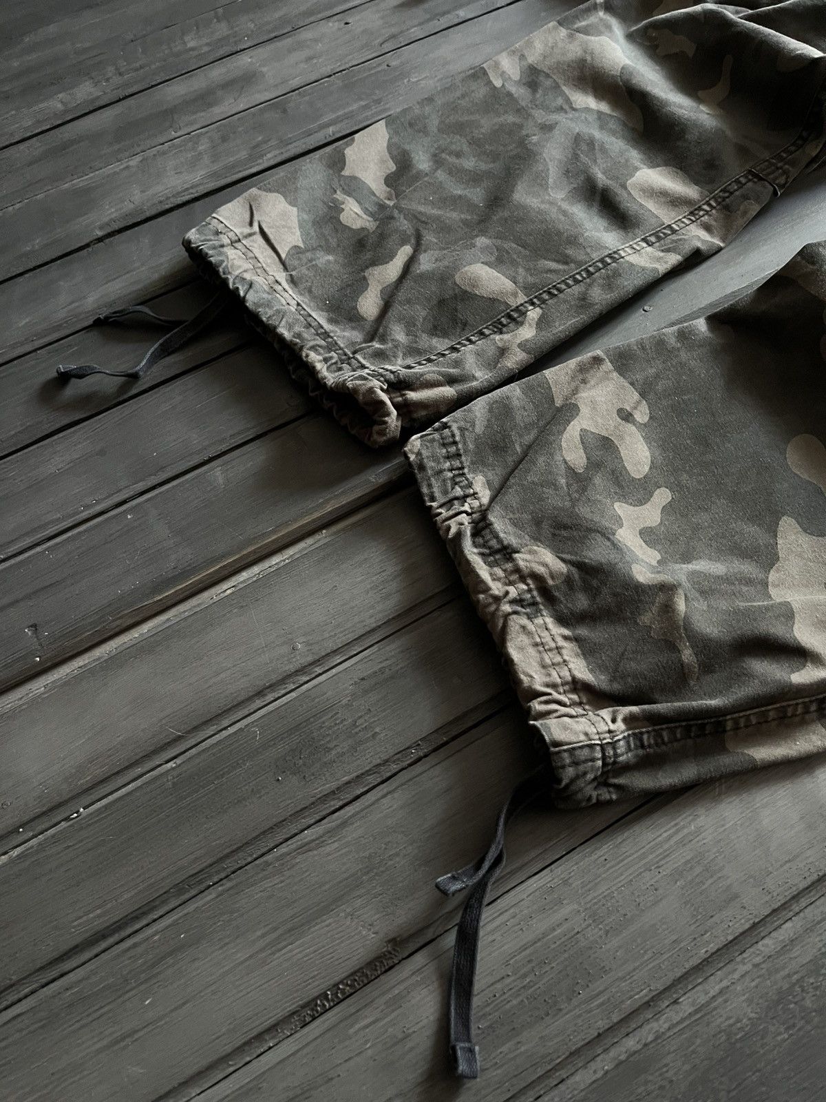 Tornado Mart VTG Tornado Mart Opium Style Cargo Baggy Camo Jeans 90s Size US 32 / EU 48 - 4 Thumbnail