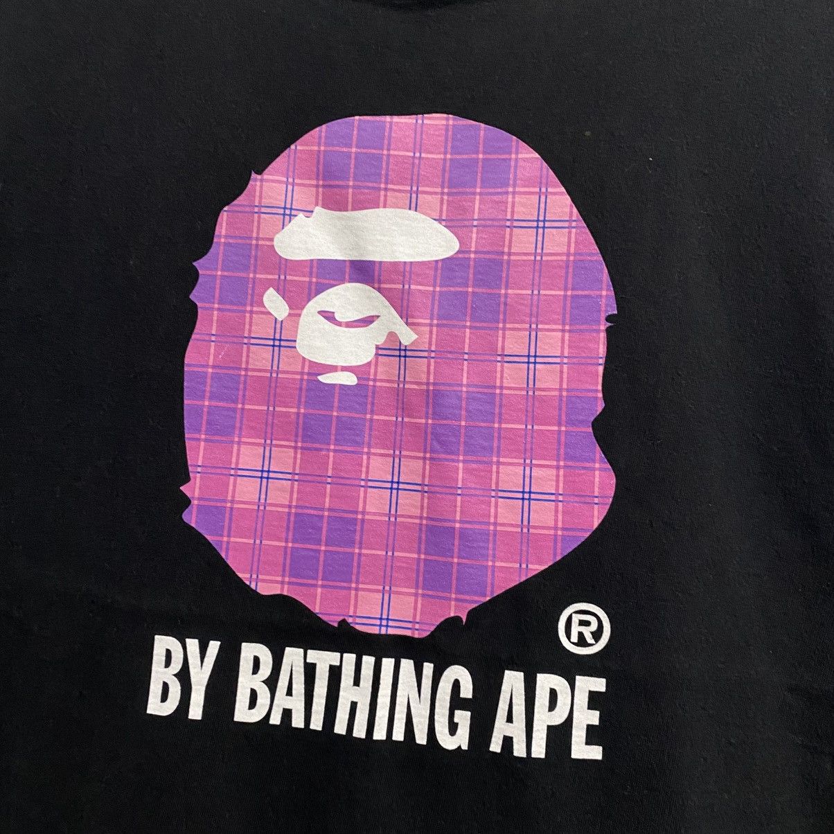 Bape Bape Check By Bathing Ape Tee Size US M / EU 48-50 / 2 - 5 Thumbnail