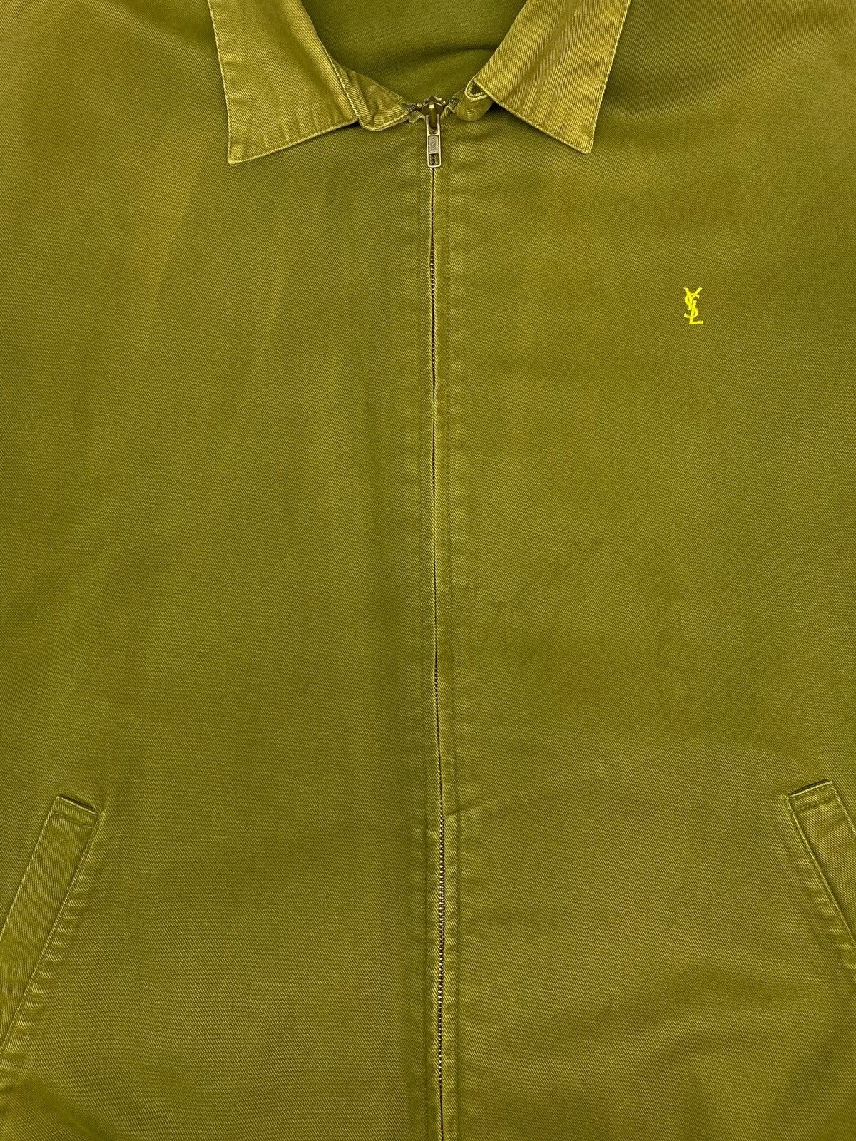 Yves Saint Laurent VINTAGE YSL YVES SAINT LAURENT 90s DISTRESSED FADED JACKET Size US XL / EU 56 / 4 - 14 Thumbnail