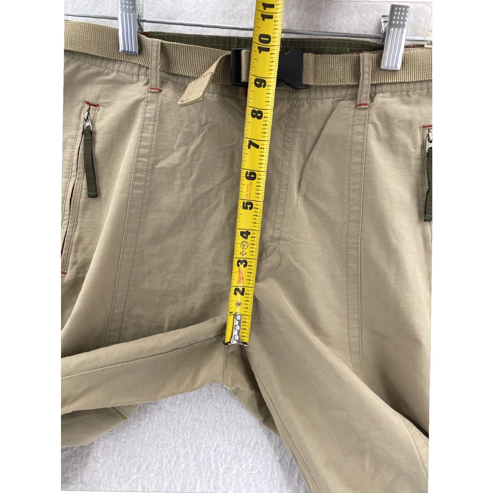 American Eagle Outfitters American Eagle Womens 90s Cargo Pants Beige Nylon 8 Regular Straight Leg Size 30" / US 8 / IT 44 - 3 Thumbnail