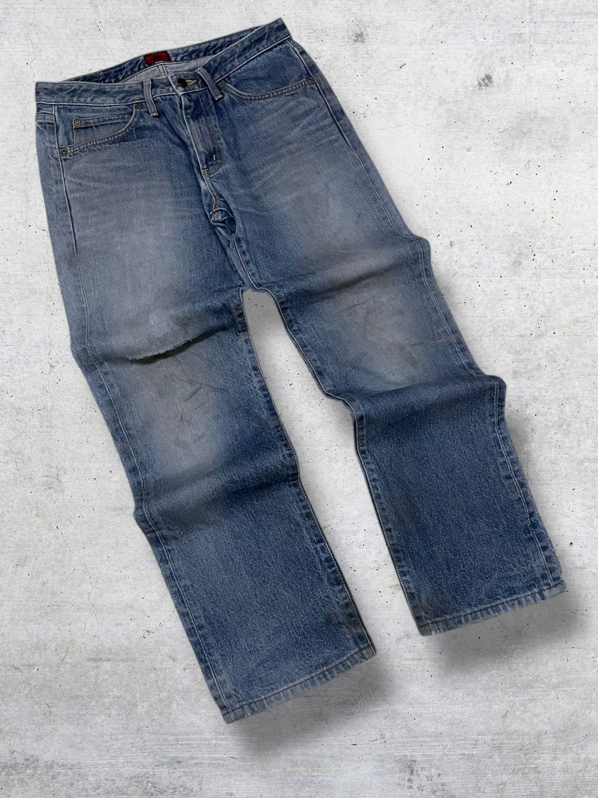 Edwin VINTAGE EDWIN 503 90S OG JAPAN DESIGNER DIRTY OLD DENIM Size US 32 / EU 48 - 2 Thumbnail