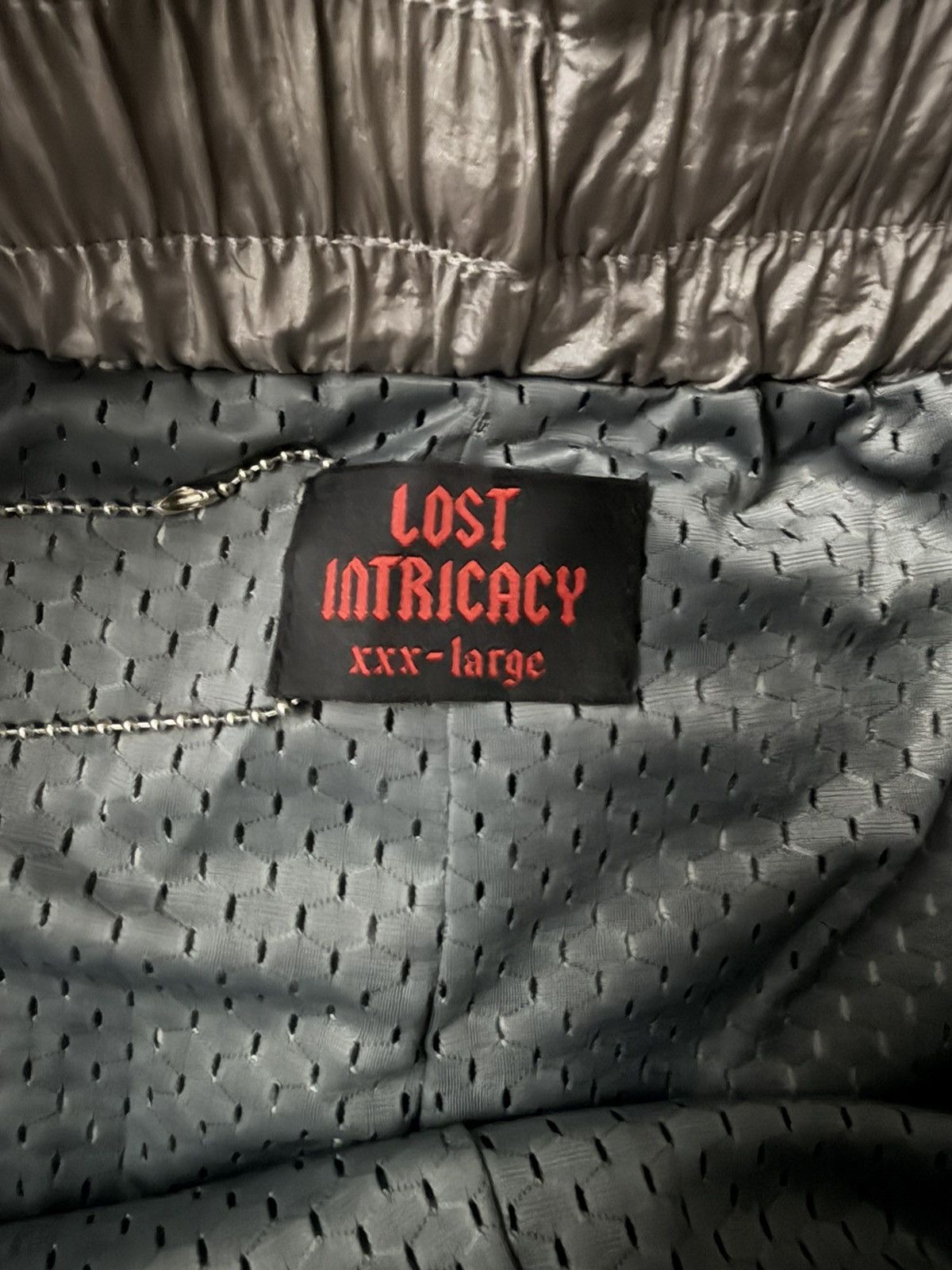 LOST INTRICACY SIZE 3XL Lost Intricacy Grey/Grey Track Pants Size US 44 / EU 60 - 7 Thumbnail