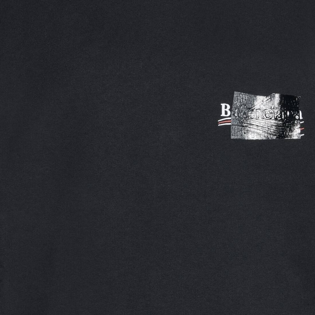 Balenciaga o1srvl11e0425 Gaffer Hoodie Medium Fit in Black Size L / US 10 / IT 46 - 7 Thumbnail