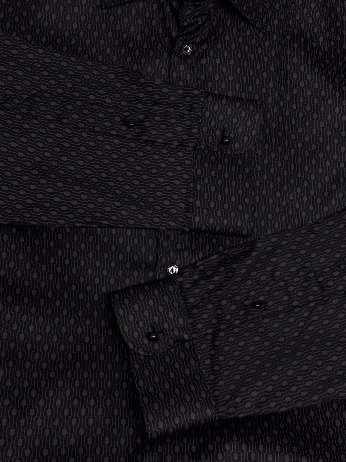 Diesel 🔥 DIESEL BLACK GOLD TECH PATTERN SHIRT Y2K MINIMAL LUXE Size US L / EU 52-54 / 3 - 14 Thumbnail