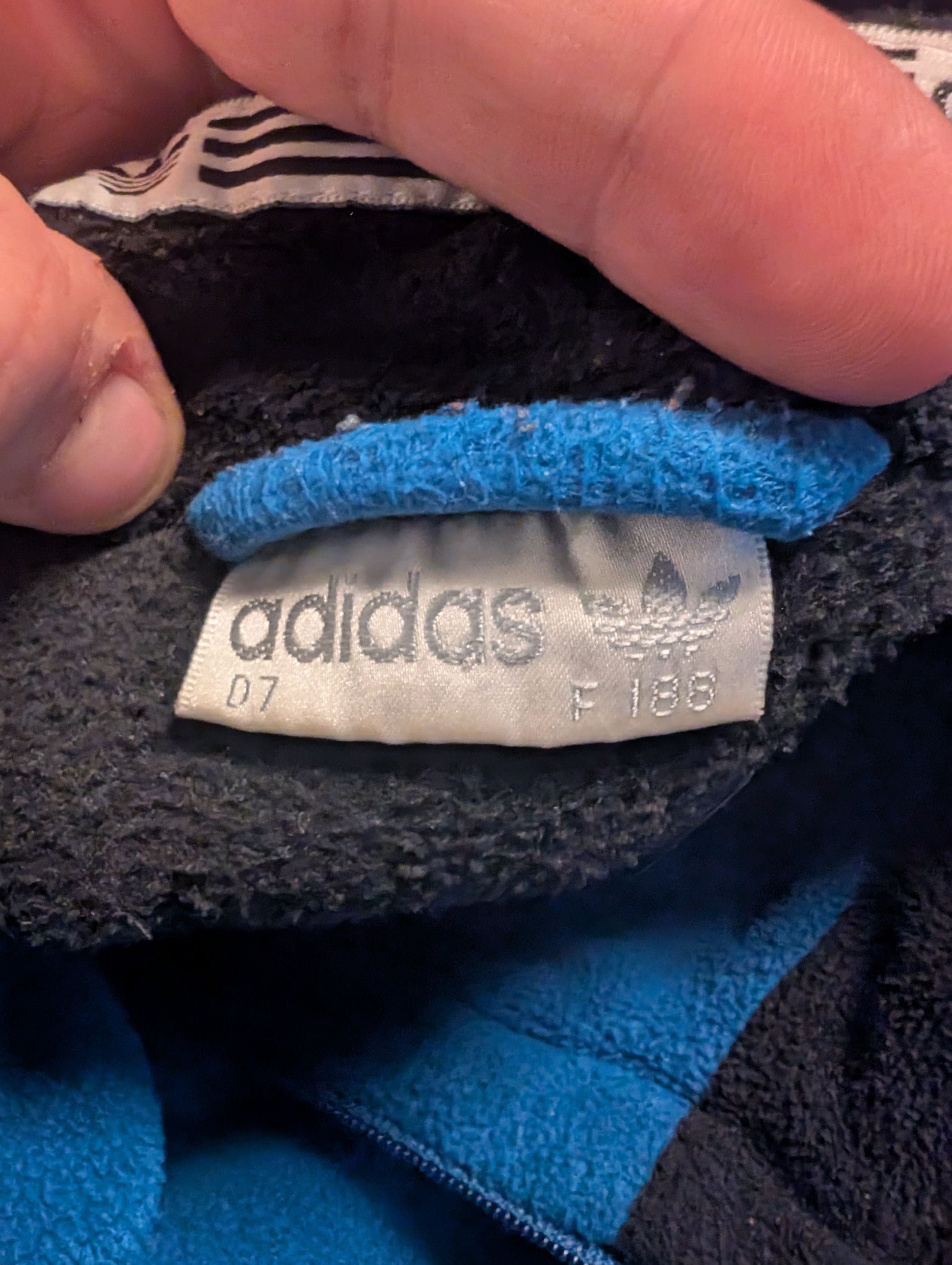 Adidas Vintage adidas D7 F186 90s Trefoil Half Zip Fleece Size US L / EU 52-54 / 3 - 5 Thumbnail