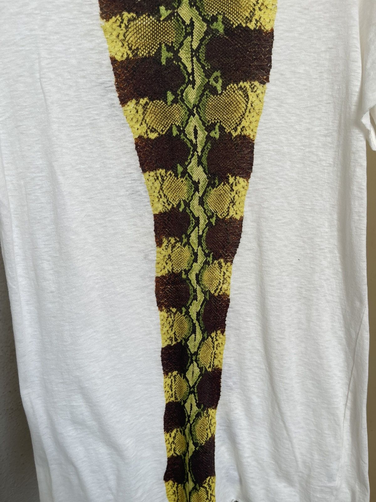 If Six Was Nine If Six Was Nine Habana Stripes Raw Hem Python T Shirt Size US M / EU 48-50 / 2 - 3 Thumbnail