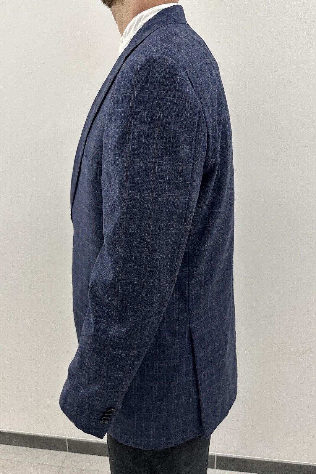 Vintage Rafaelle Caruso Plaid Mens Sport Blazer Jacket Size 42R - 8 Thumbnail