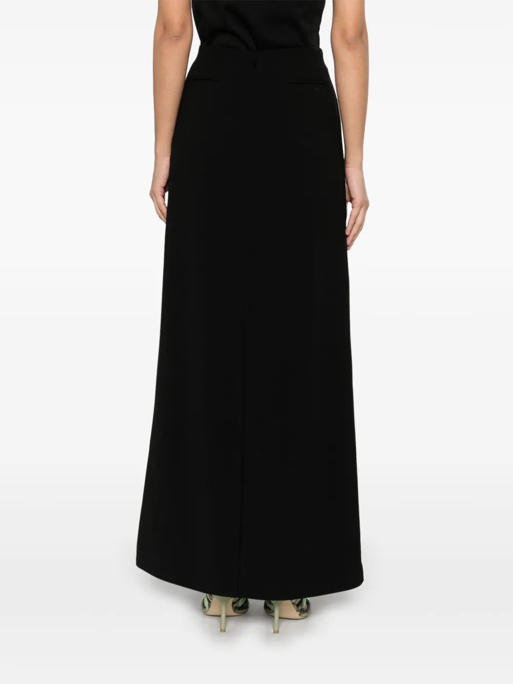 Fendi o1s1wg110226 Maxi Skirt in Black Size 25" / US 0 / IT 36 - 2 Thumbnail
