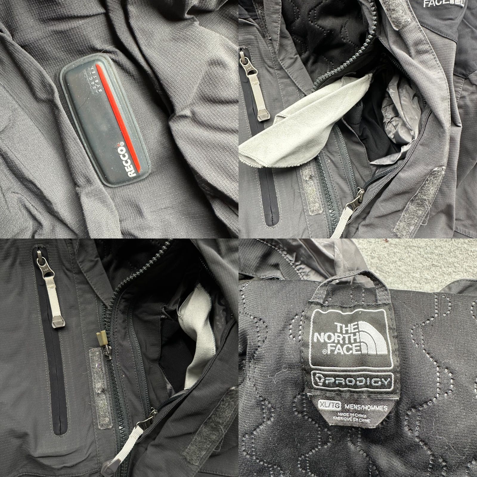 The North Face VINTAGE The North Face Prodigy Recco Insulated Jacket Hooded Men XL Black Size US XL / EU 56 / 4 - 8 Thumbnail