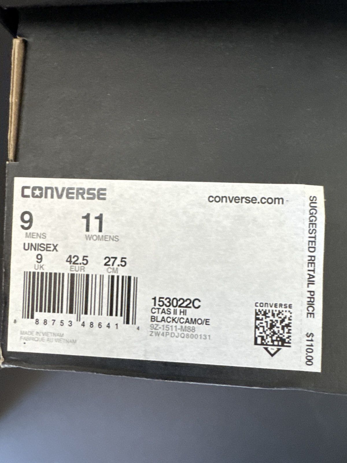 Futura Converse CTAS II HI x Futura 2000 Size US 9 / EU 42 - 7 Thumbnail