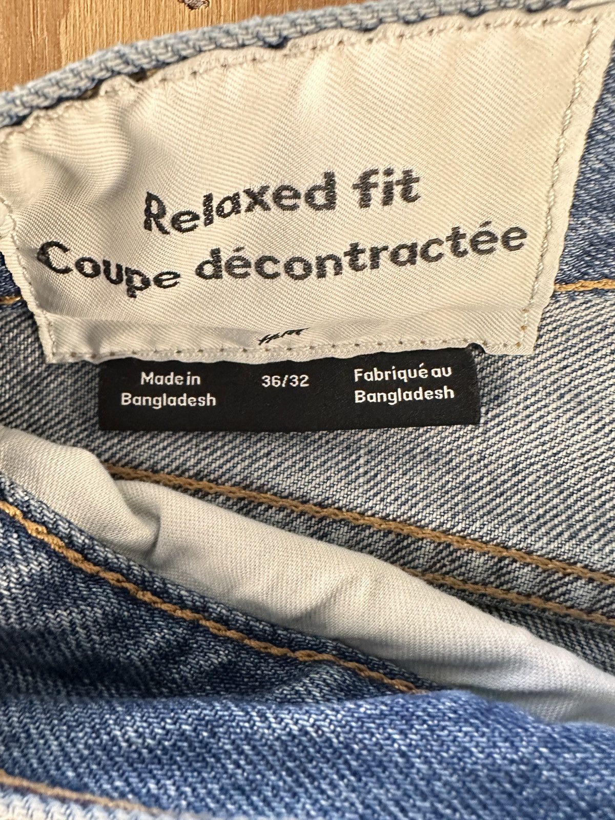 Designer × H&M Blue H&M Relaxed Fit Coupe Jeans Size US 36 / EU 52 - 5 Thumbnail