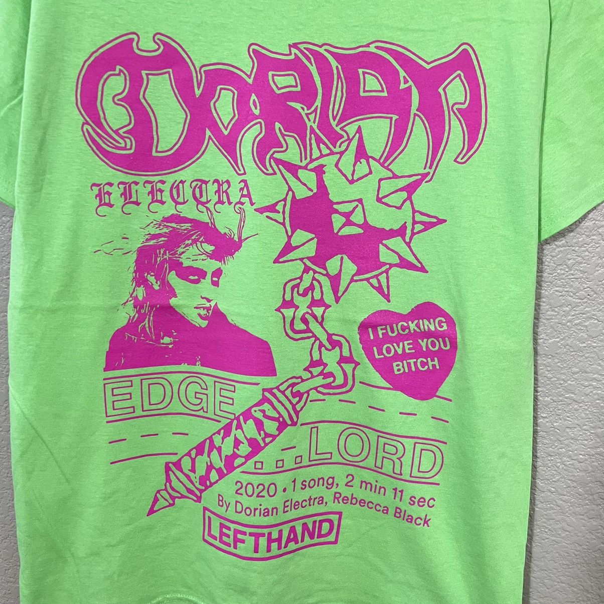 Left Hand Dorian Electra & Rebecca Black Left Hand LA T-shirt Size US L / EU 52-54 / 3 - 3 Thumbnail