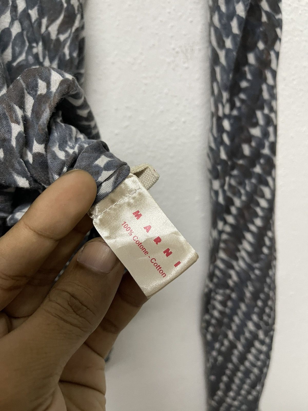 Marni × Vintage 90s MARNI LONG SLEEVE SHIRT WOMEN 42 Size M / US 6-8 / IT 42-44 - 9 Thumbnail