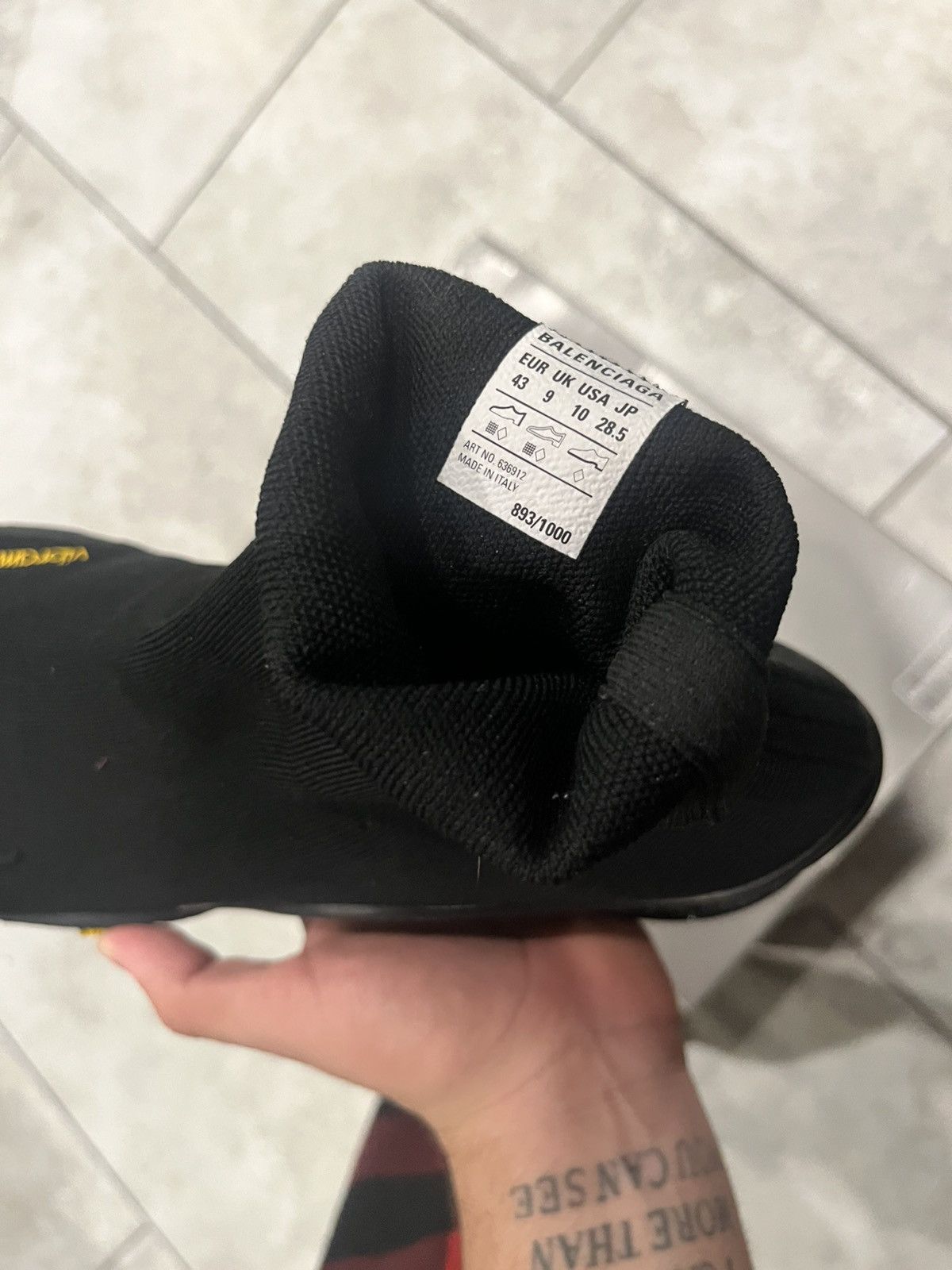 Balenciaga × Vibram Balenciaga x Vibram Size US 10 / EU 43 - 7 Thumbnail