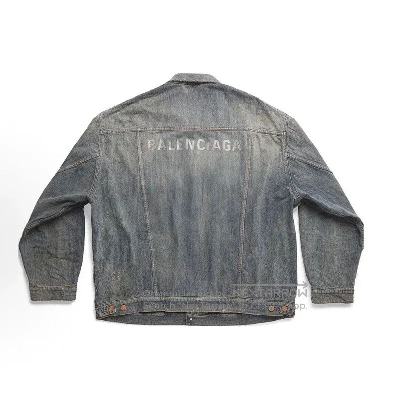 Balenciaga Balenciaga Denim Jacket Size US S / EU 44-46 / 1 - 1 Thumbnail