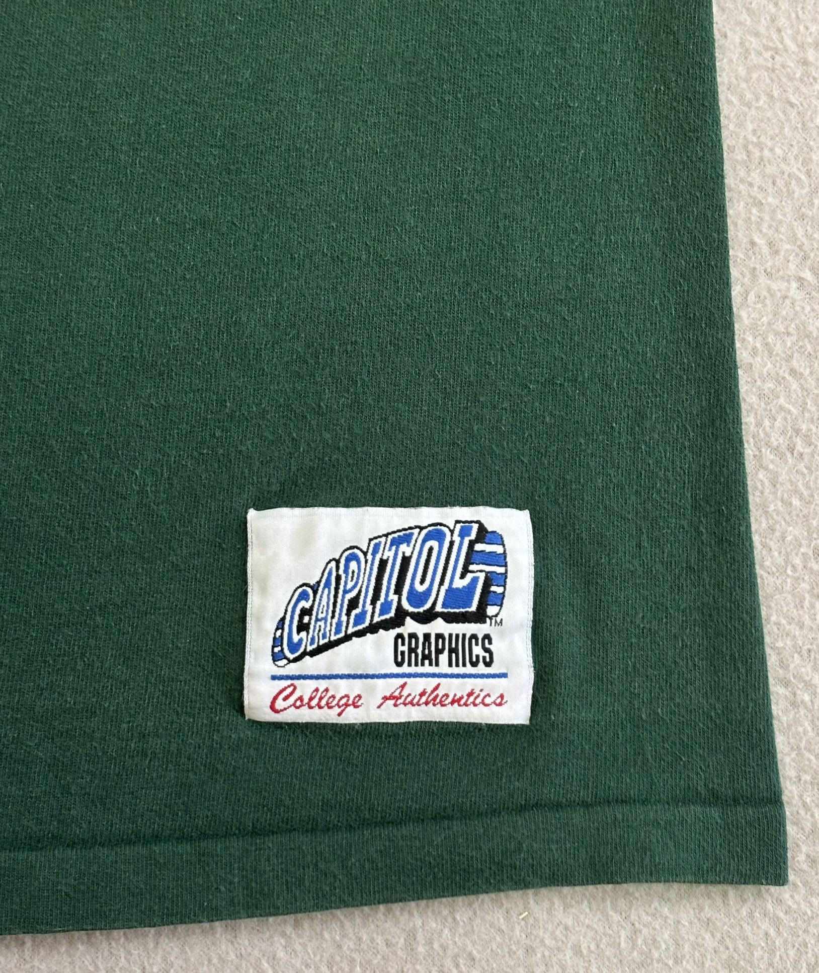 Vintage Miami Hurricanes Capitol Graphic T-Shirt vintage 90s size. L Size US L / EU 52-54 / 3 - 10 Thumbnail