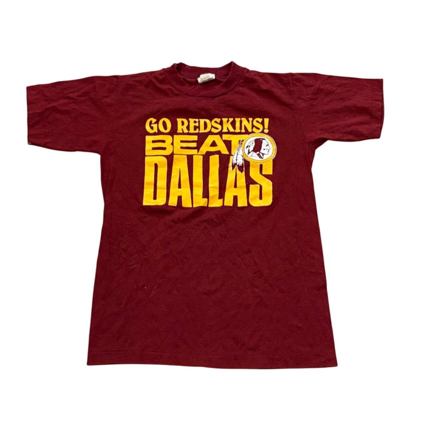 Logo 7 Vintage 1980's Washington Redskins Logo 7 Single Stitch T-Sh Size S / US 4 / IT 40 - 1 Thumbnail