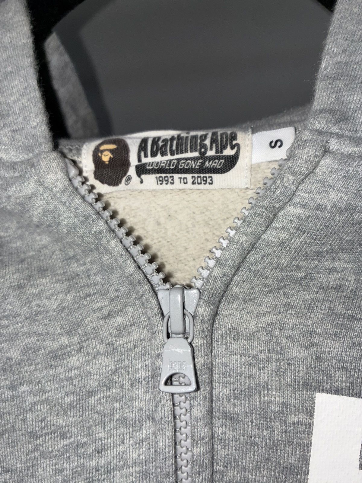 Bape BAPE Full Zip Hoodie Grey Size US S / EU 44-46 / 1 - 3 Thumbnail