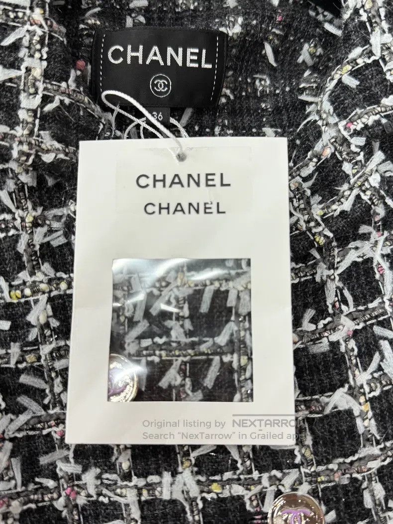 Chanel Chanel 23A tweed knitted coat Size XS / US 0-2 / IT 36-38 - 4 Thumbnail