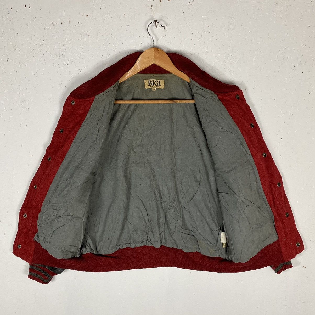 BIGI × Vintage VINTAGE 80's BIGI COMMANDING OFFICER GARMENT VARSITY JACKET Size US M / EU 48-50 / 2 - 12 Thumbnail