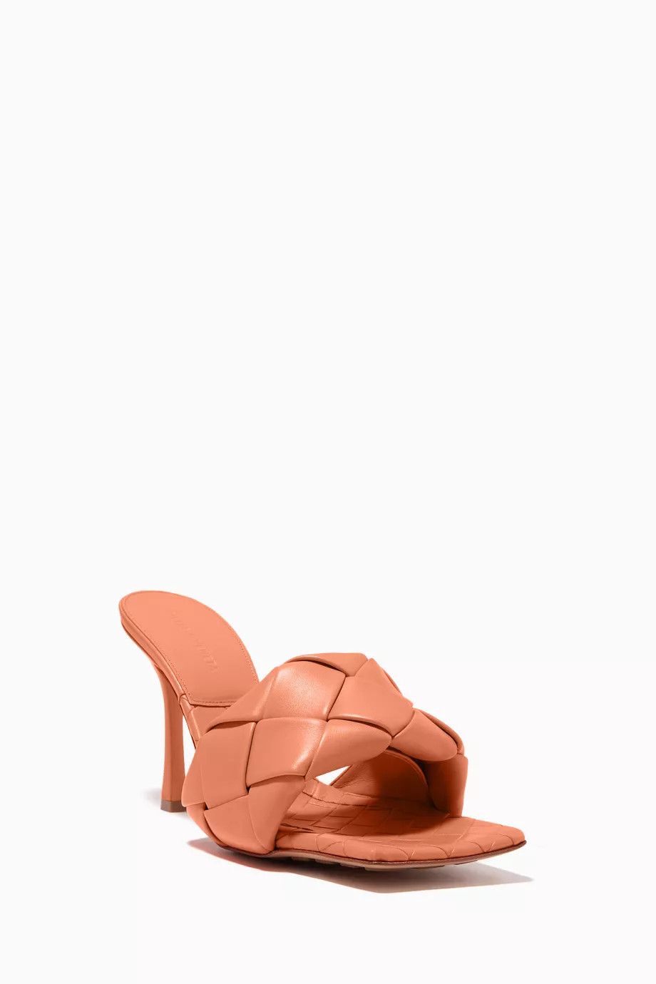 Bottega Veneta o1loc1c0824 608854 Lido Mules in Orange Size US 11 / IT 41 - 3 Thumbnail