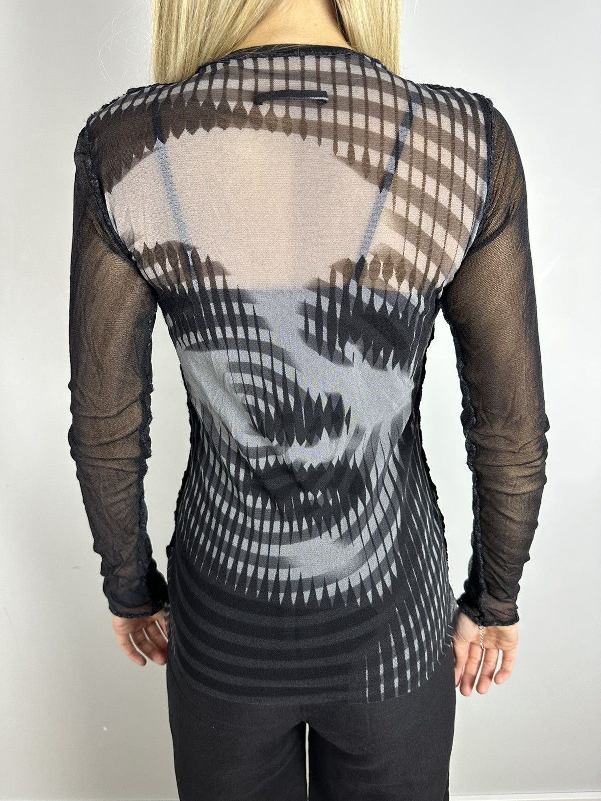 Jean Paul Gaultier Mesh Vintage 2001 Jean Paul Gaultie Dietrich Marlene Top Size S / US 4 / IT 40 - 8 Thumbnail