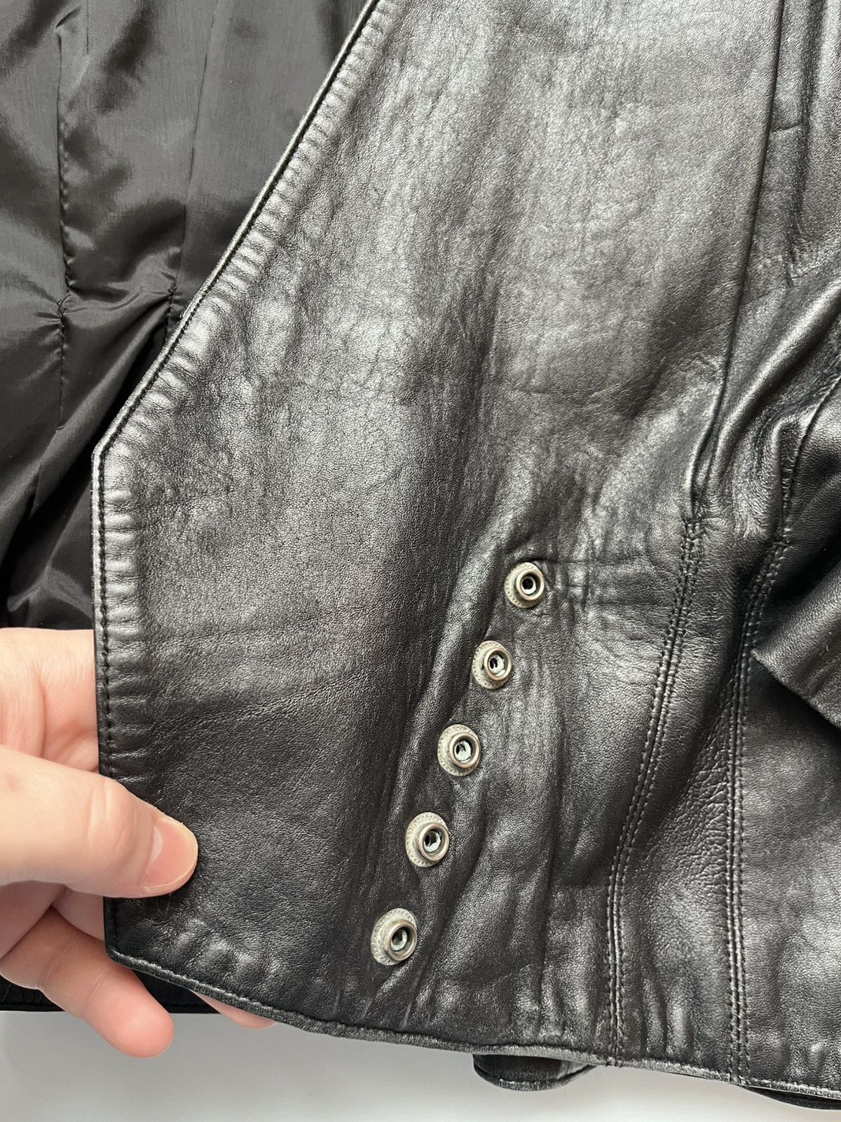 Wilsons Leather Vintage 90s Wilsons Leather y2K Jacket Size L / US 10 / IT 46 - 5 Thumbnail