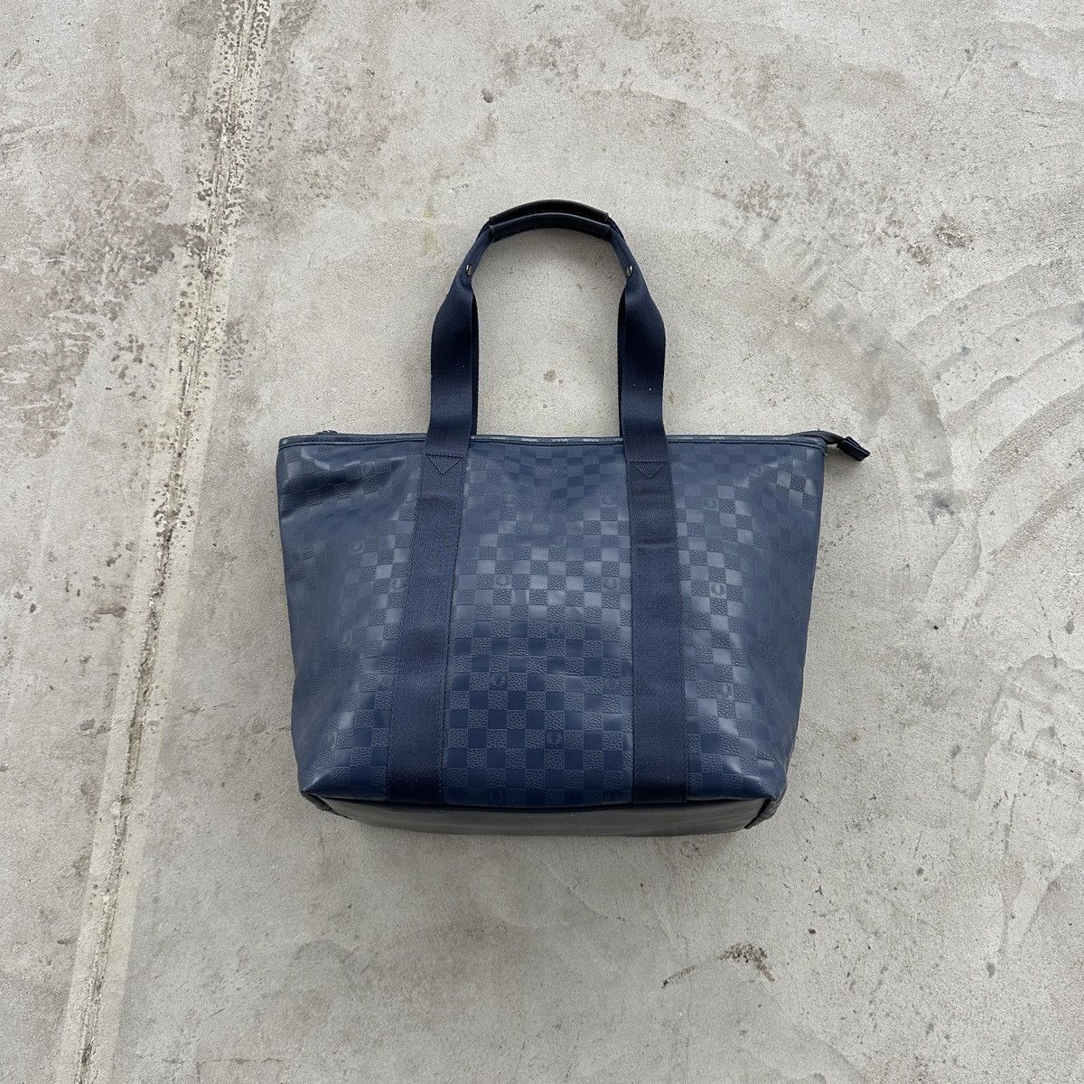 Fred Perry Vintage Fred Perry Monogram Pattern Tote Bag Blue Eco OS Size ONE SIZE - 6 Thumbnail