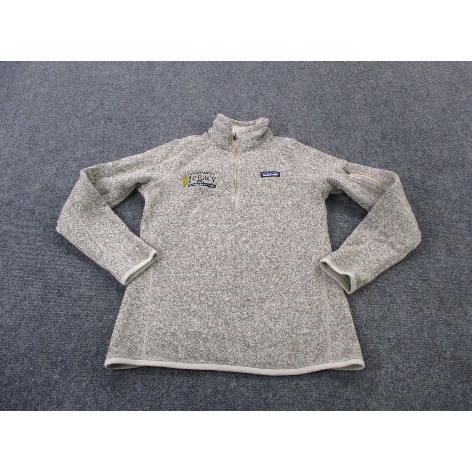 Patagonia Patagonia Jacket Women M Better Sweater Fleece Outdoor Windbreaker Zip Pockets Logo Beige Seasonal Outdoor Windswept Womens Size M / US 6-8 / IT 42-44 - 2 Thumbnail