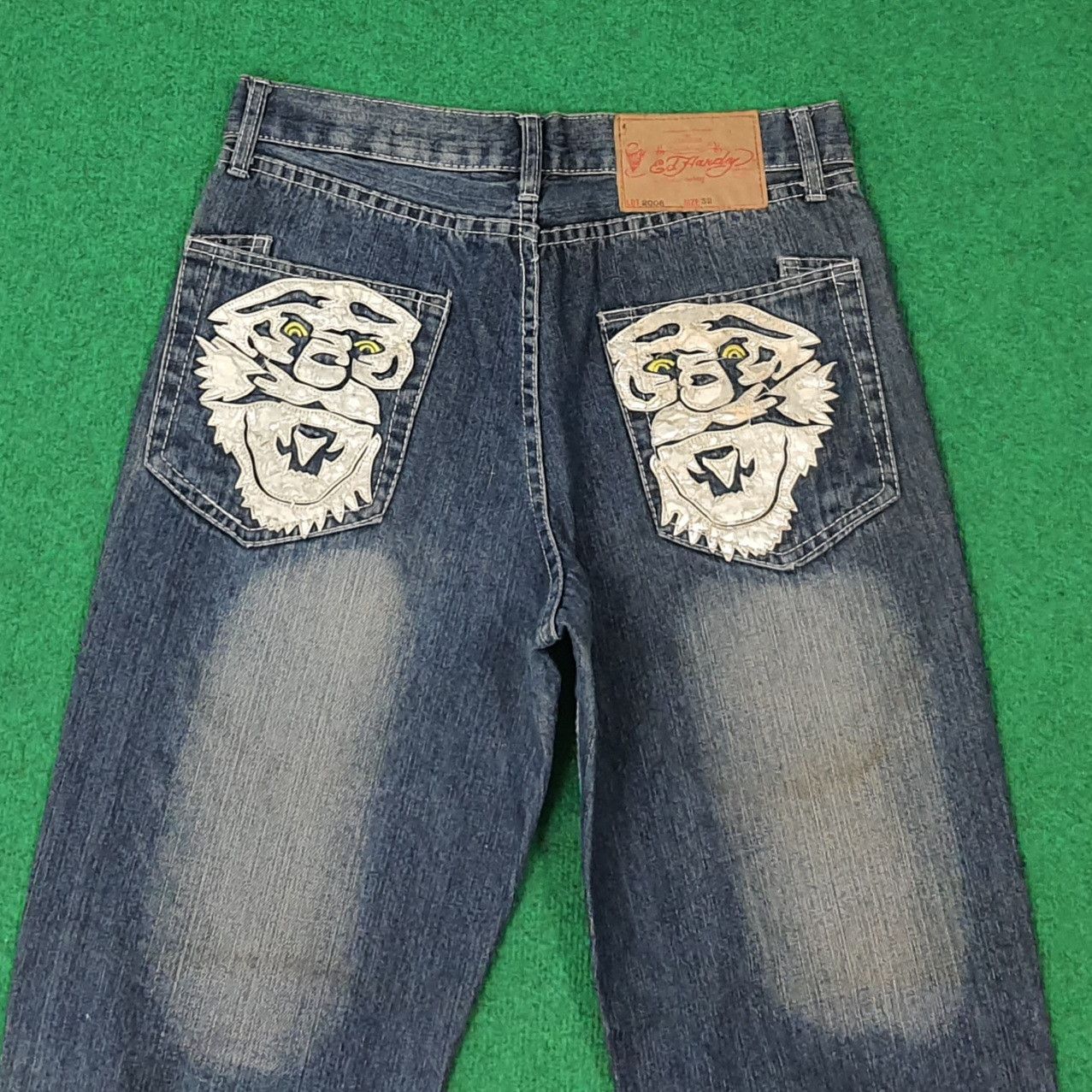 Ed Hardy Vintage Ed Hardy Christian Audigier Custom Logo Jeans C272N1 Size US 31 - 5 Thumbnail