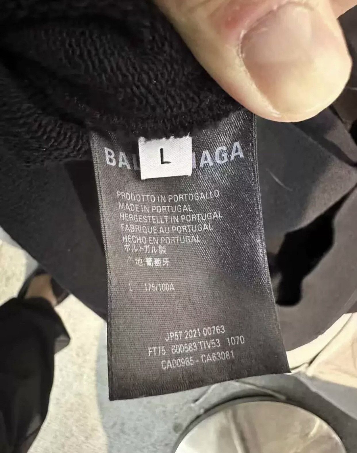 Balenciaga Balenciaga Black Coke Waves Hoodie 2412-Nextarrow Size US L / EU 52-54 / 3 - 5 Thumbnail