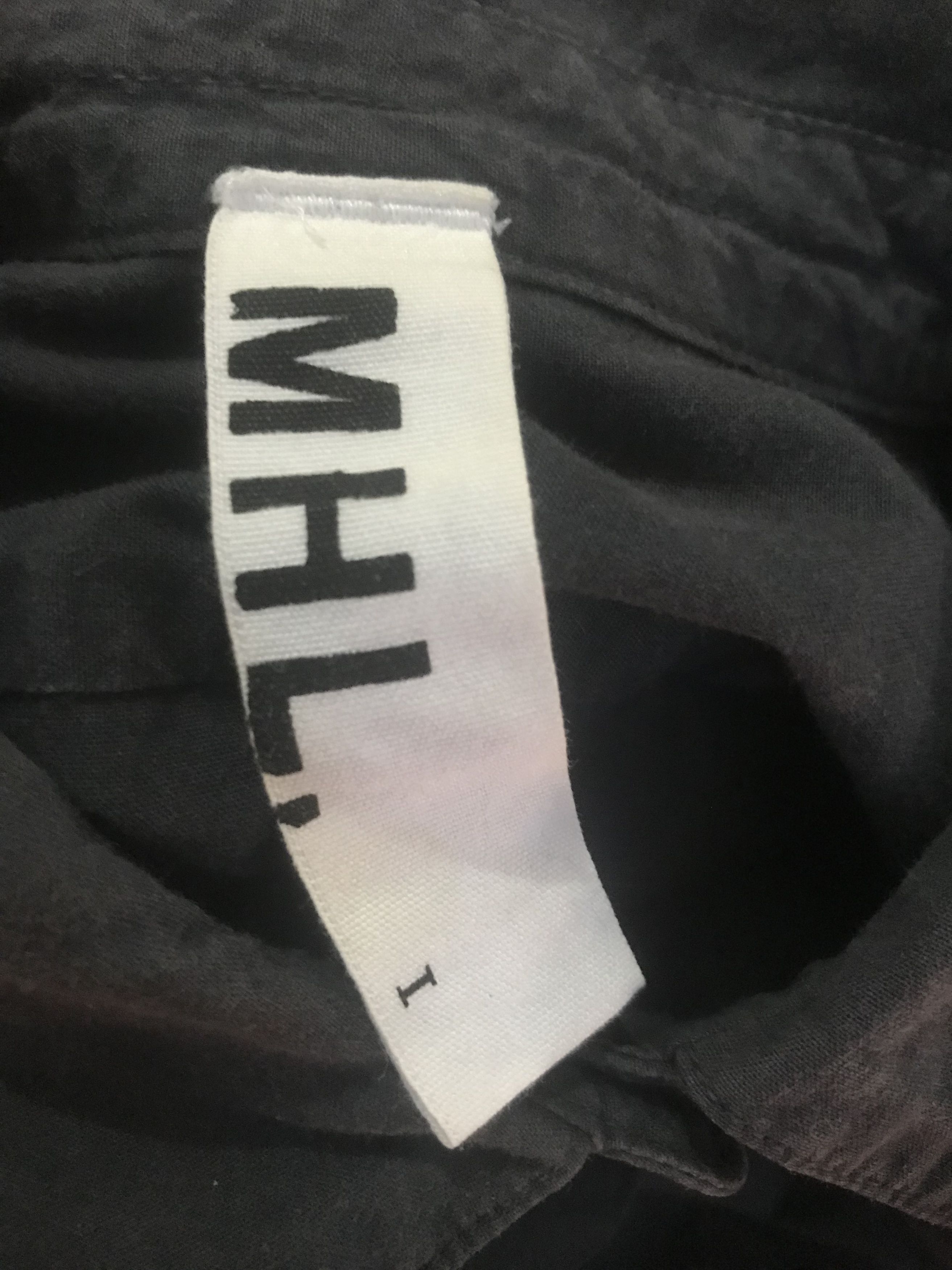 Margaret Howell MHL black long shirt Size US S / EU 44-46 / 1 - 4 Thumbnail
