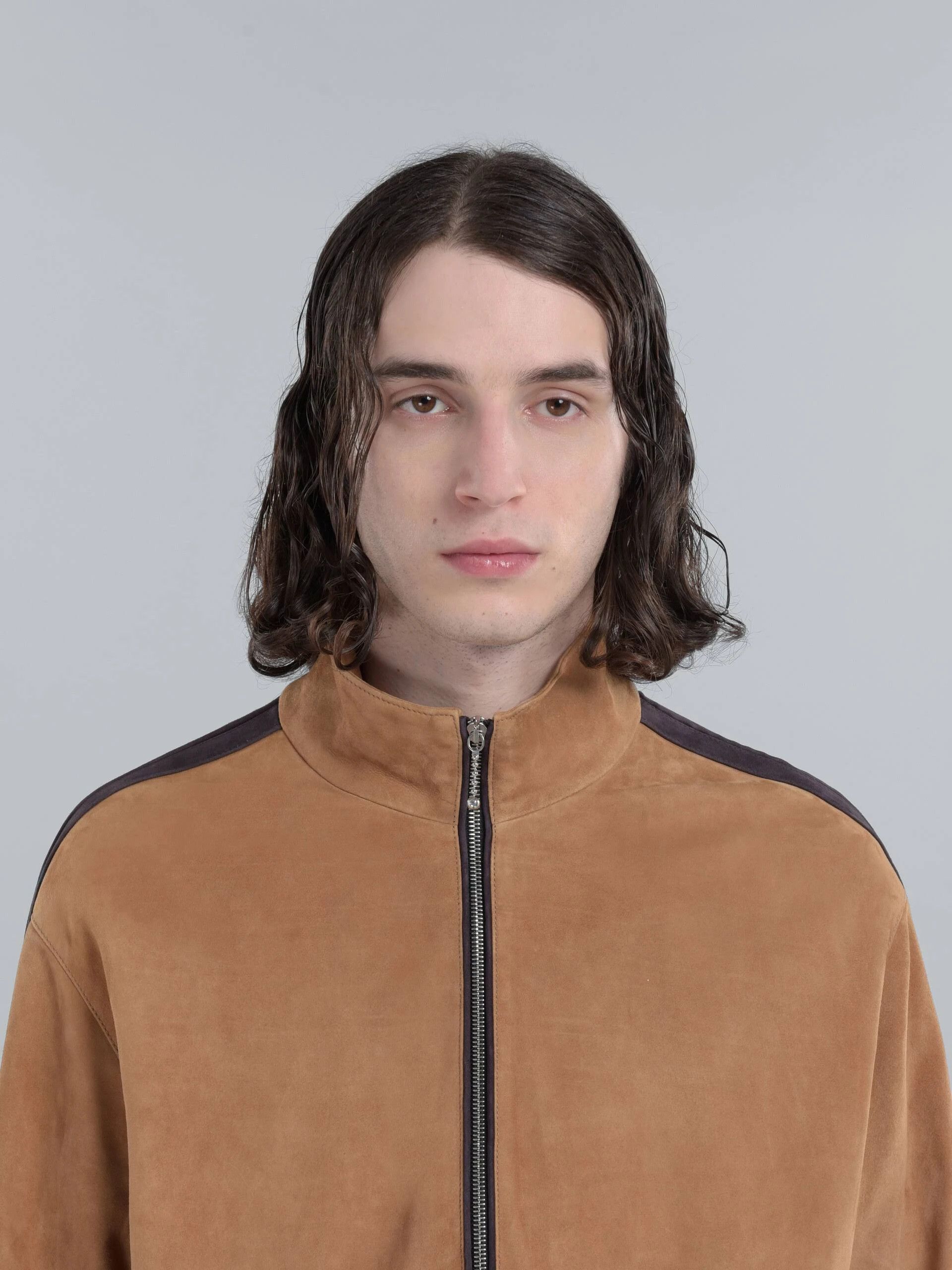 Marni o1srvl11e0724 Bomber Jacket in Brown Size US S / EU 44-46 / 1 - 4 Thumbnail