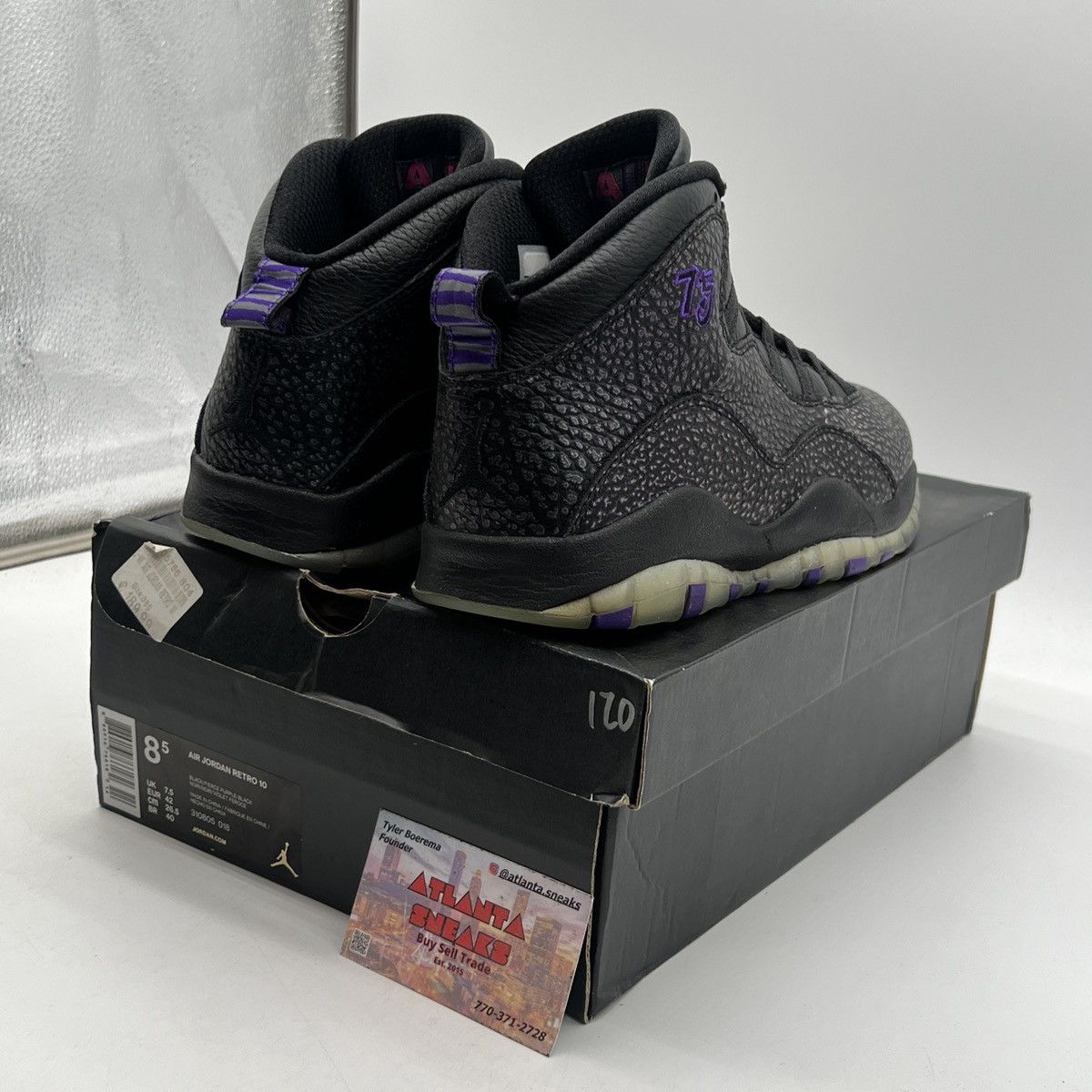Jordan Brand Air Jordan 10 Paris Size US 8.5 / EU 41-42 - 5 Thumbnail