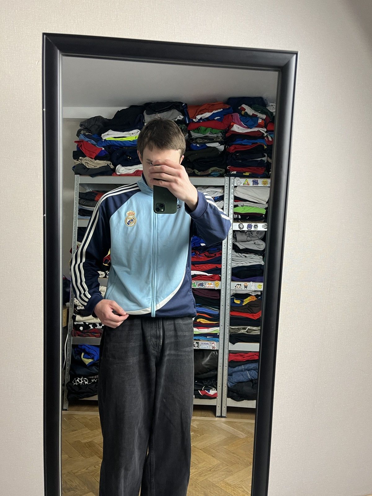 Adidas × Vintage Vintage Adidas 00’s Real Madrid Track Jacket Blockcore Y2k Size US M / EU 48-50 / 2 - 2 Thumbnail
