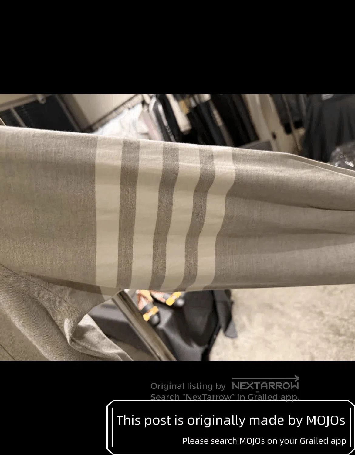 Thom Browne Sz 4 Thom Browne Four Stripe Gray Shirt mojos. Size US XL / EU 56 / 4 - 6 Thumbnail