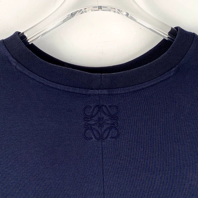 Loewe Loewe Dark blue dodo embroidered cotton round neck short s Size M / US 6-8 / IT 42-44 - 5 Thumbnail