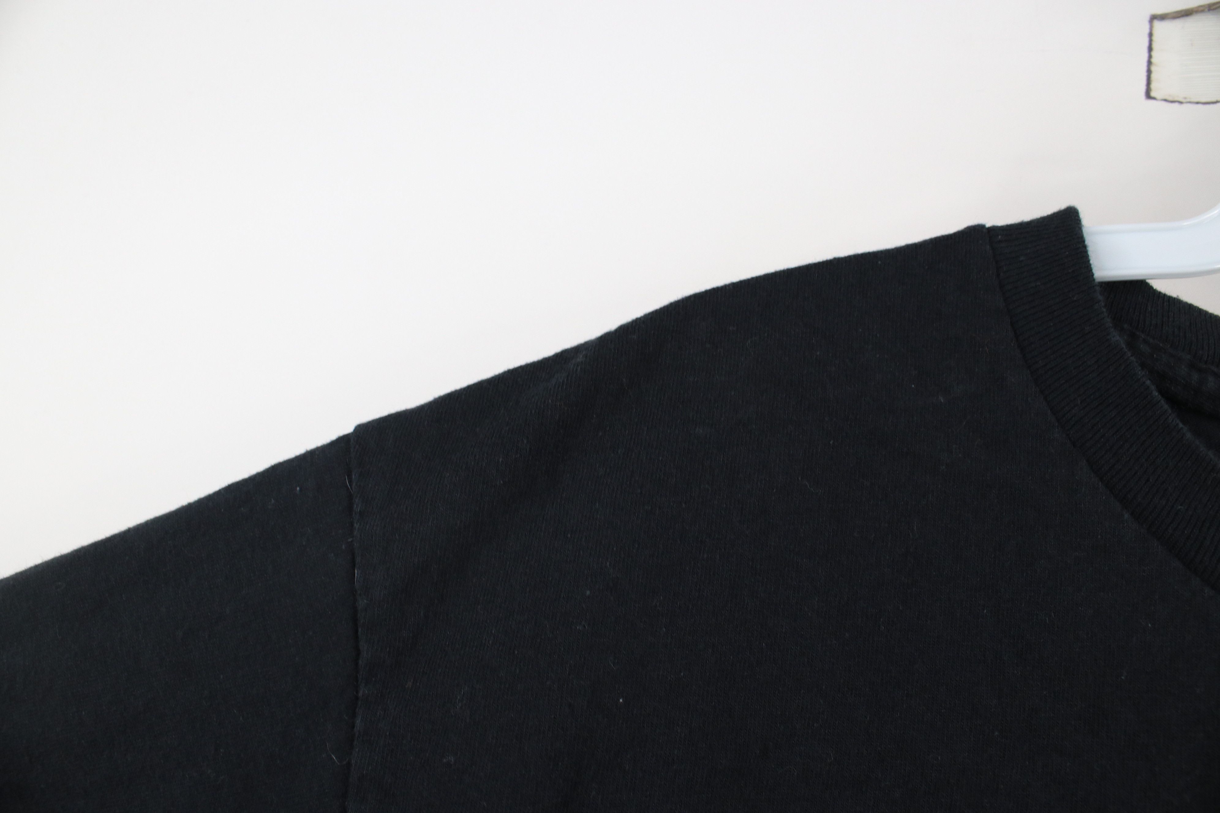 Vintage Vintage 90s Streetwear Long Sleeve T-Shirt Black Cotton Size US M / EU 48-50 / 2 - 5 Thumbnail
