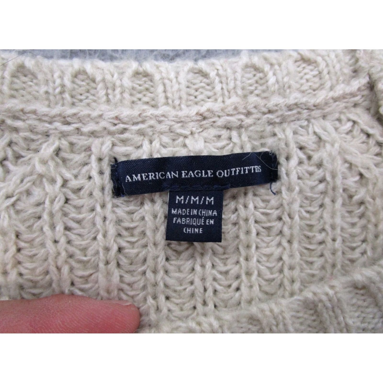 American Eagle Outfitters American Eagle Outfitters Striped Pullover Sweater Women M Multicolor Knit Shirt/Sweater Womens Size M / US 6-8 / IT 42-44 - 2 Thumbnail