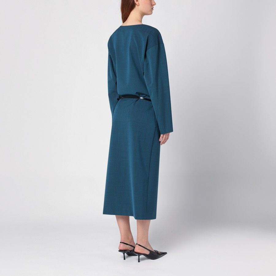 Philosophy di Lorenzo Serafini o1d2blof0924 Midi Dress in Blue Size S / US 4 / IT 40 - 3 Thumbnail