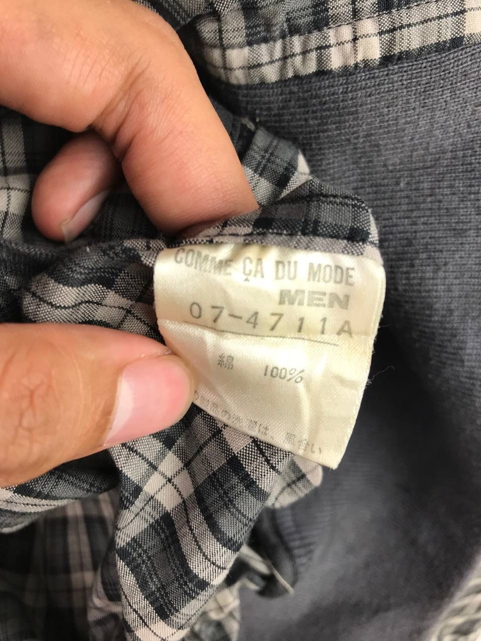 Japanese Brand × Vintage Vintage Comme Ca du Mode Checkered Box Light Jacket Size US L / EU 52-54 / 3 - 5 Thumbnail