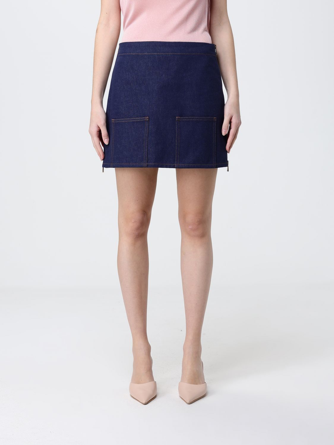 Fendi Fendi Skirt Woman Blue Size 27" / US 4 / IT 40 - 1 Thumbnail