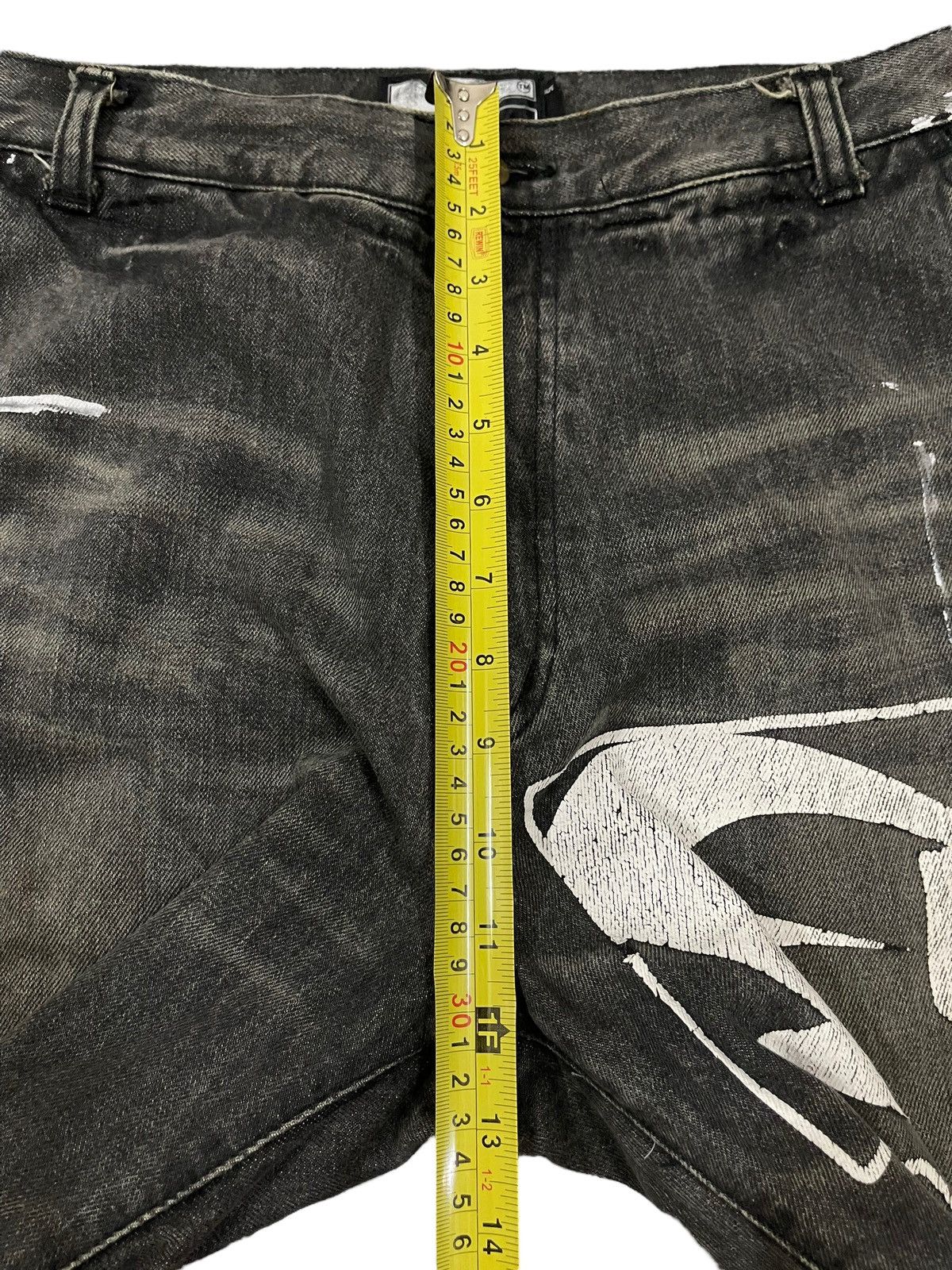 Beauty Beast Vintage Japanese Brand Painted Style Loose Jeans Size US 30 / EU 46 - 12 Thumbnail
