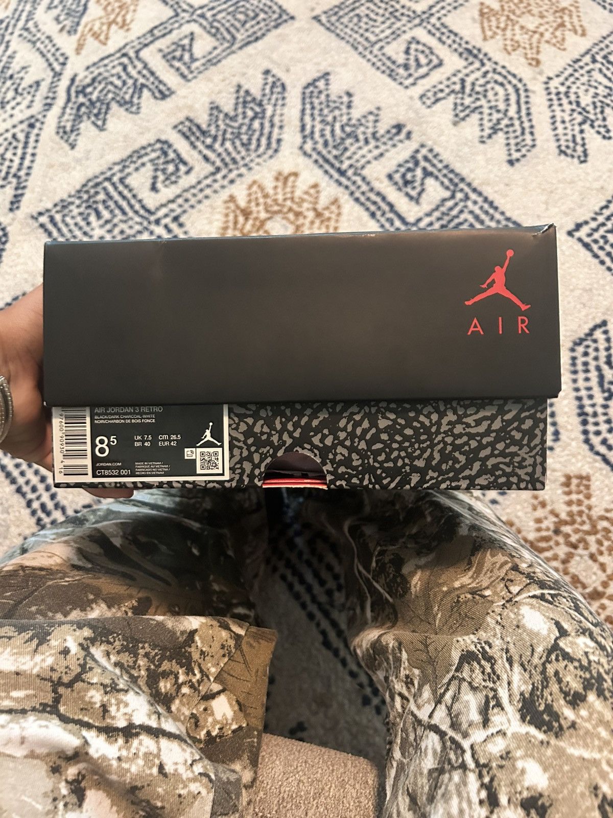 Jordan Brand Jordan 3 Black cat Size US 8.5 / EU 41-42 - 9 Thumbnail