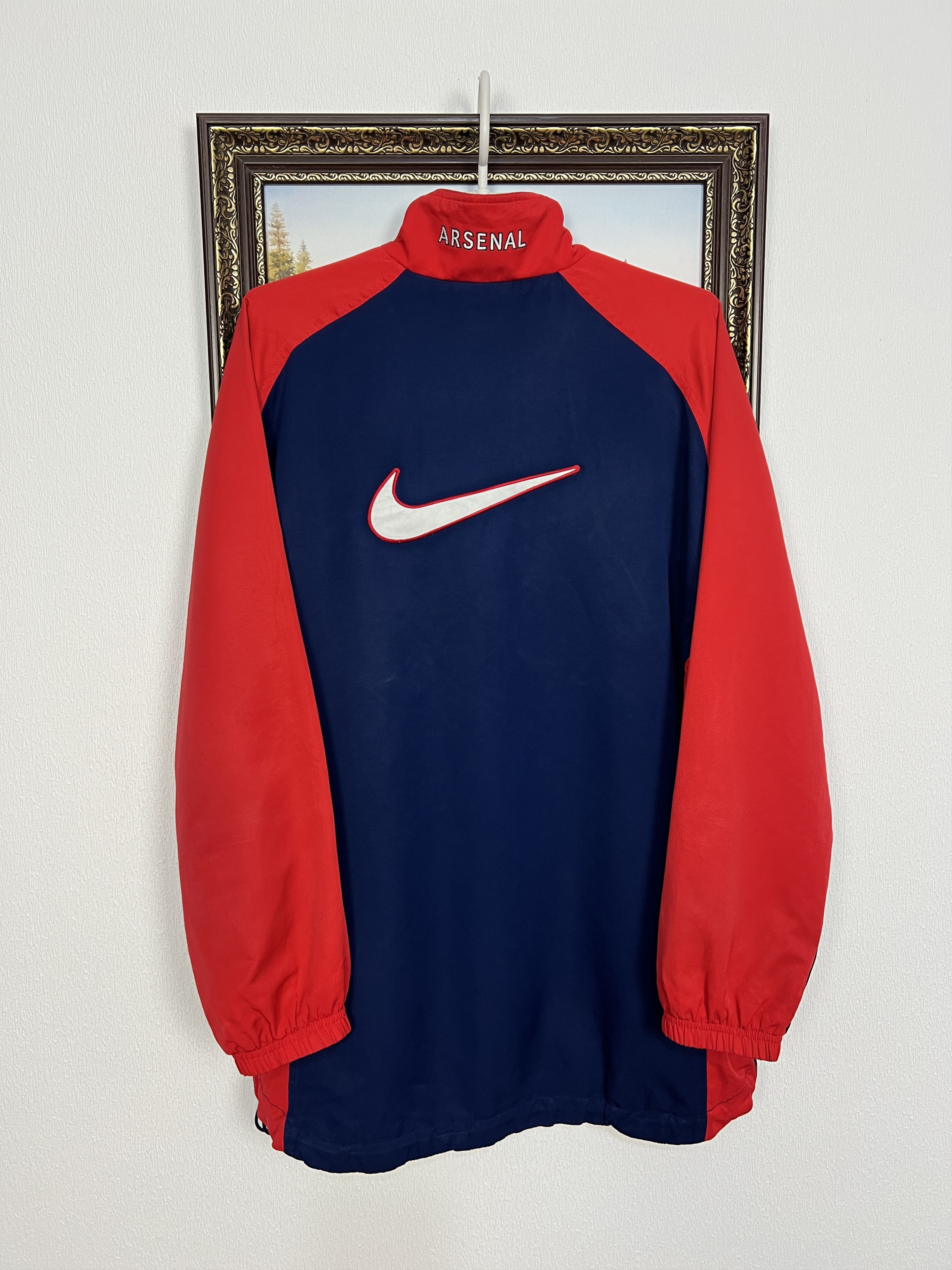 Nike Vintage 90's Arsenal Football Train Jacket Soccer Track Top Size US S / EU 44-46 / 1 - 9 Thumbnail