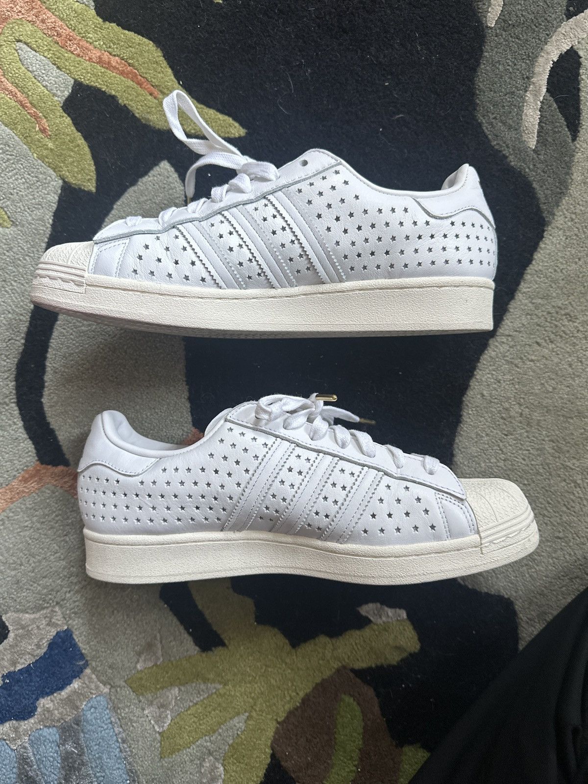 Adidas ADIDAS X ATMOS PREMIUM SUPERSTAR Size US 10.5 / EU 43-44 - 2 Thumbnail