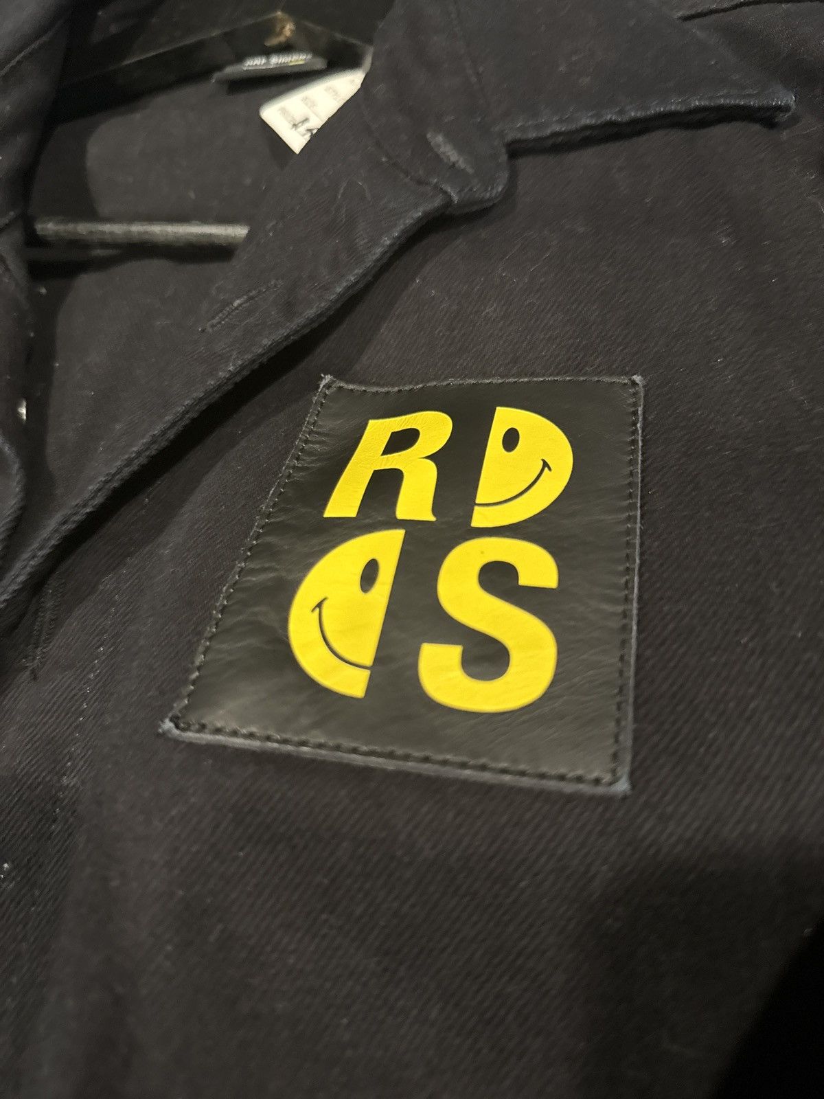 Raf Simons Raf Simons x Smiley Black Denim RS Patch Jacket Size US M / EU 48-50 / 2 - 3 Thumbnail